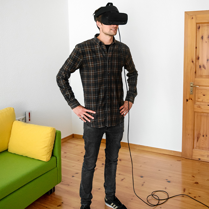 Virtual Reality Präsentation mit Palette CAD